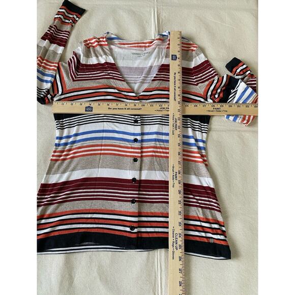 Gerry Weber striped women's cardigan US 12 - Picture 3 of 6